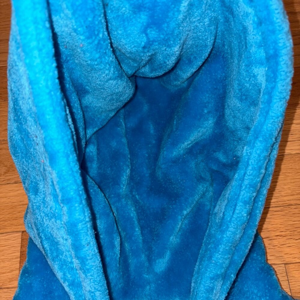 Sesame Street Fuzzy Blue Cookie Monster Hoodie - Picture 5 of 11
